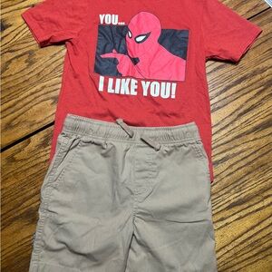 Marvel Red Cotton Blend T-Shirt